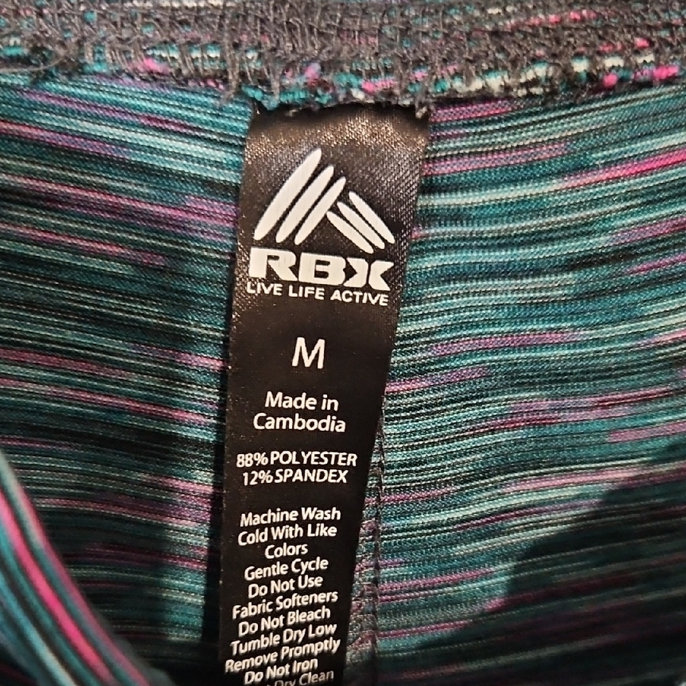 RBX Blue and Purple Patterned Leggings - Picture 5 of 5